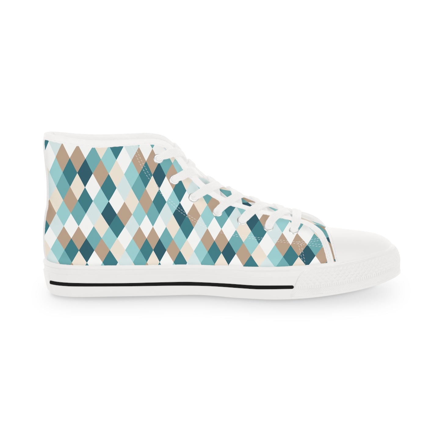 Geometric Groove - Men's High Top