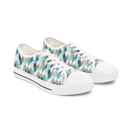 Geometric Groove - Women's Low Top